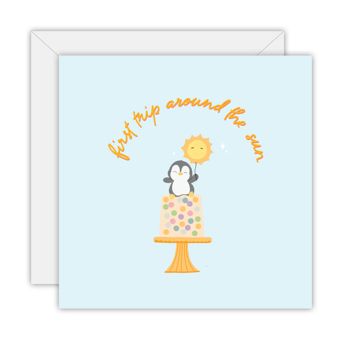 First Trip Around The Sun Card
