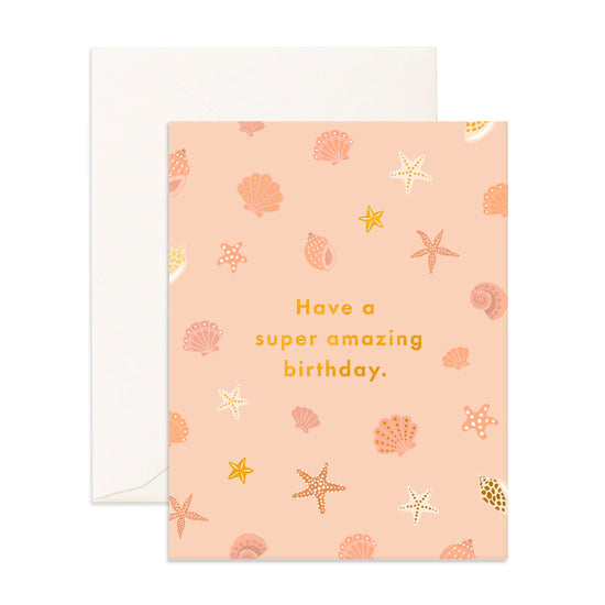 Fox & Fallow Amazing Birthday Shells Greeting Card