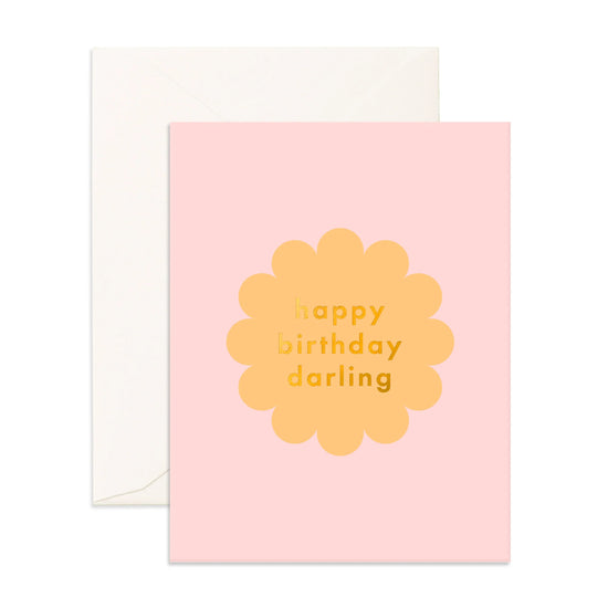 Fox & Fallow Birthday Darling Petal Greeting Card
