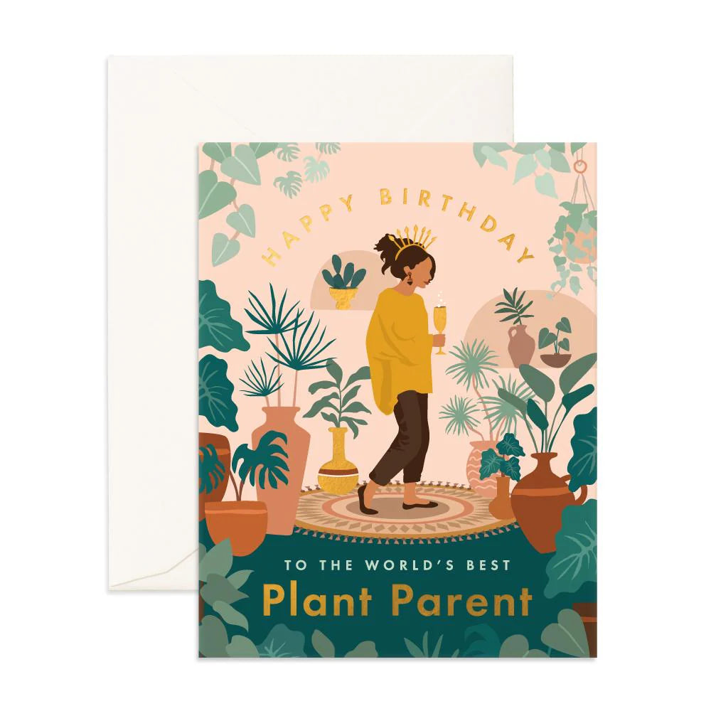 Fox & Fallow Birthday Plant Parent Greeting Card