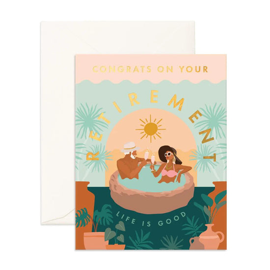 Fox & Fallow Congrats Retirement Greeting Card