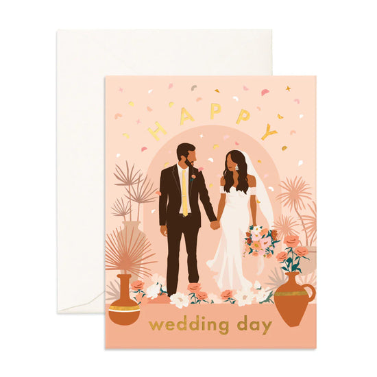 Fox & Fallow Happy Wedding Day Alter Greeting Card