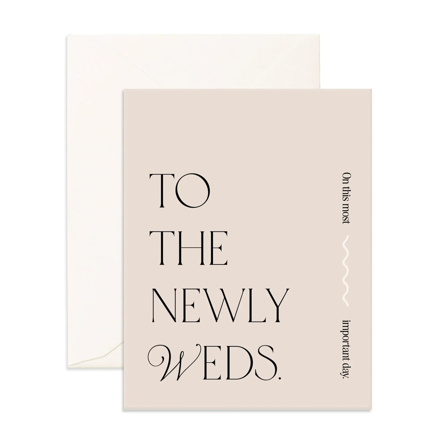 Fox & Fallow Newlyweds Bisou Greeting Card
