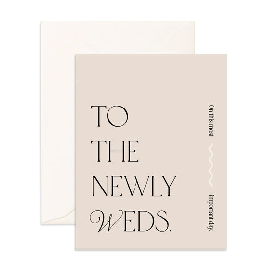 Fox & Fallow Newlyweds Bisou Greeting Card