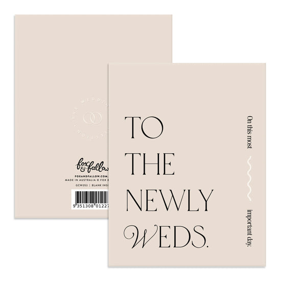 Fox & Fallow Newlyweds Bisou Greeting Card