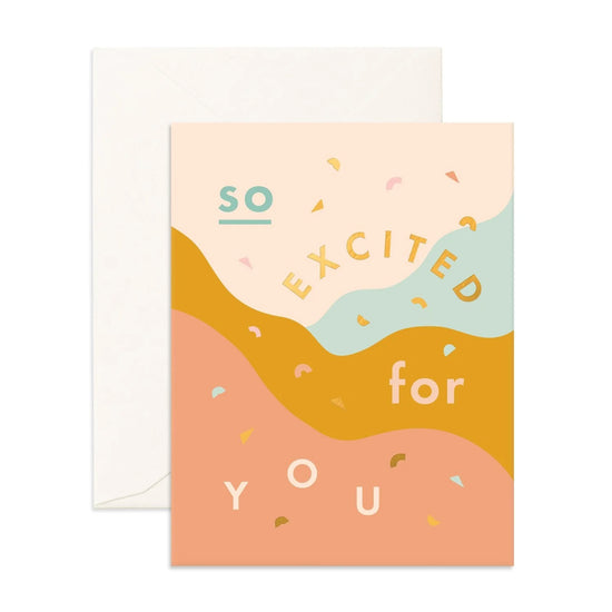 Fox & Fallow So Excited Still Life Greeting Card