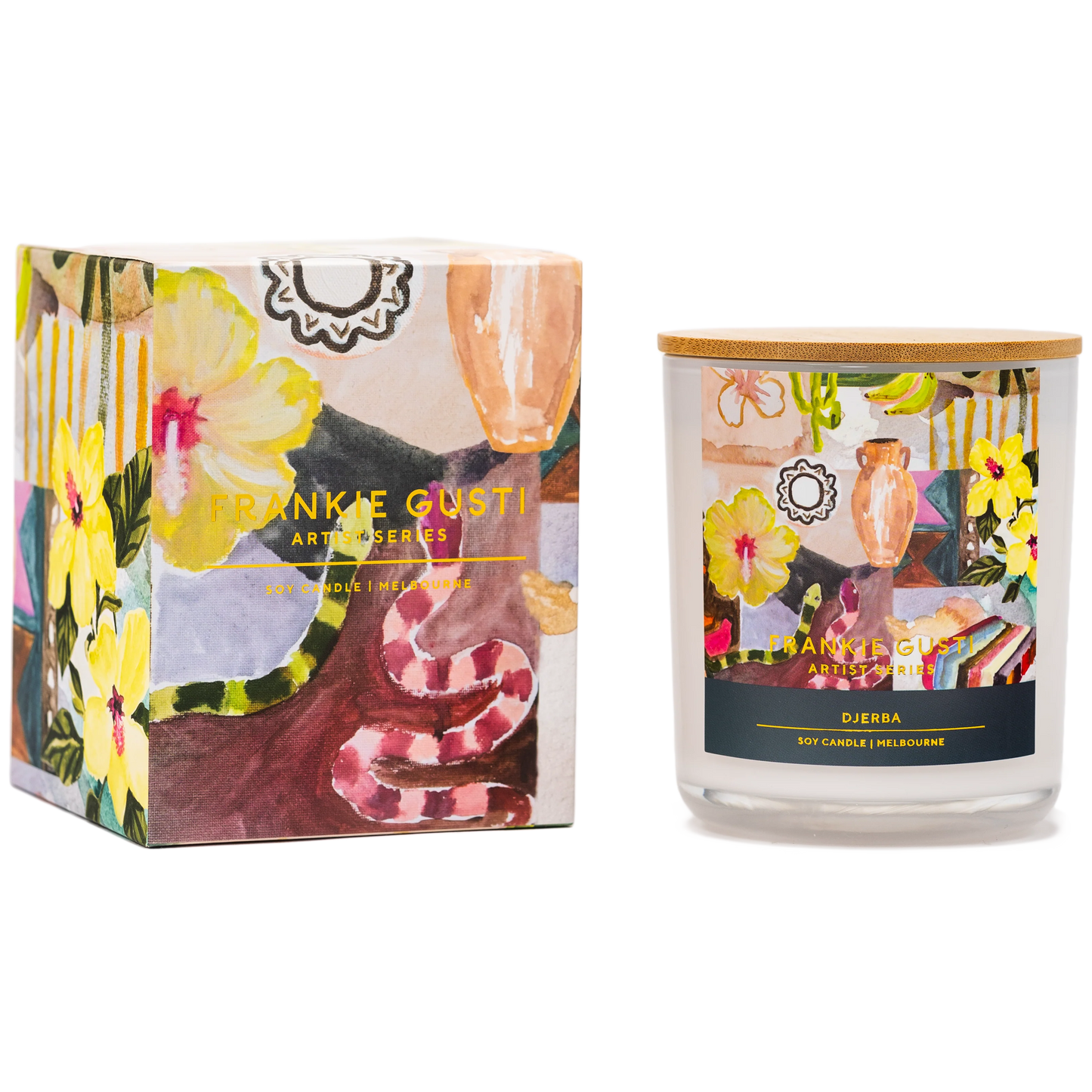 Frankie Gusti Artist Series Djerba Soy Candle