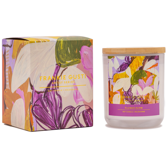 Frankie Gusti Artist Series Flower Bomb Soy Candle
