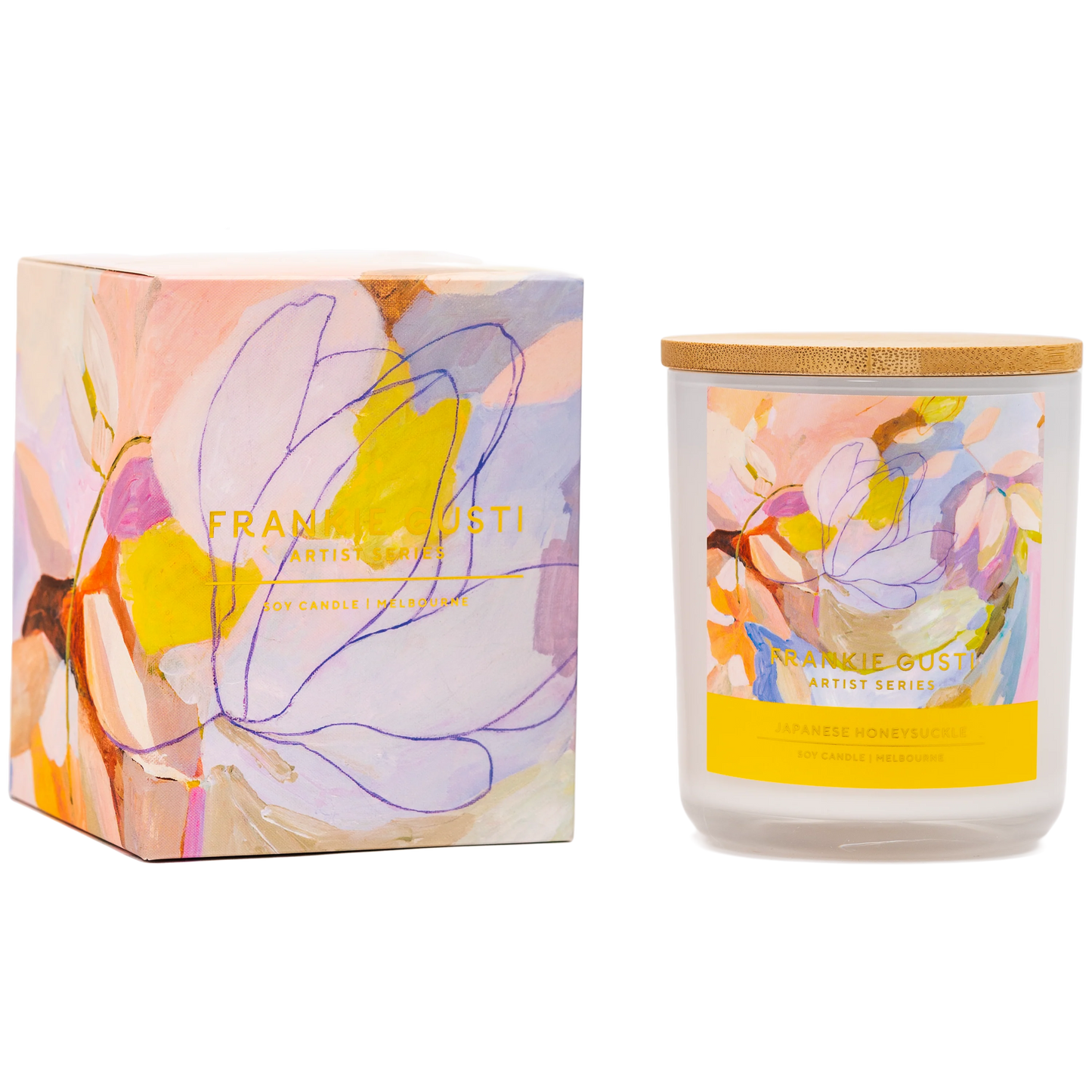 Frankie Gusti Artist Series Japanese Honeysuckle Soy Candle