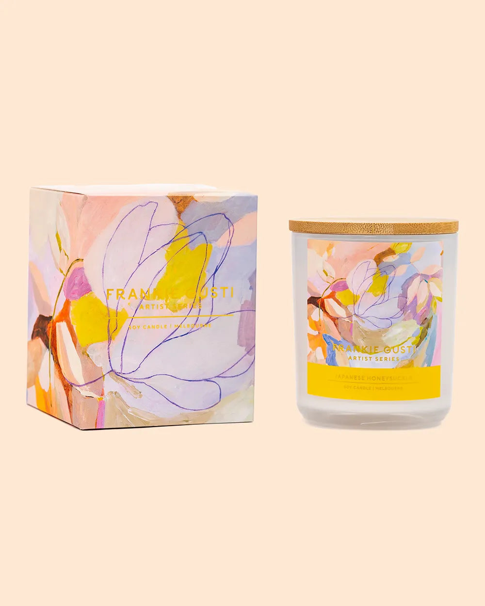 Frankie Gusti Artist Series Japanese Honeysuckle Soy Candle