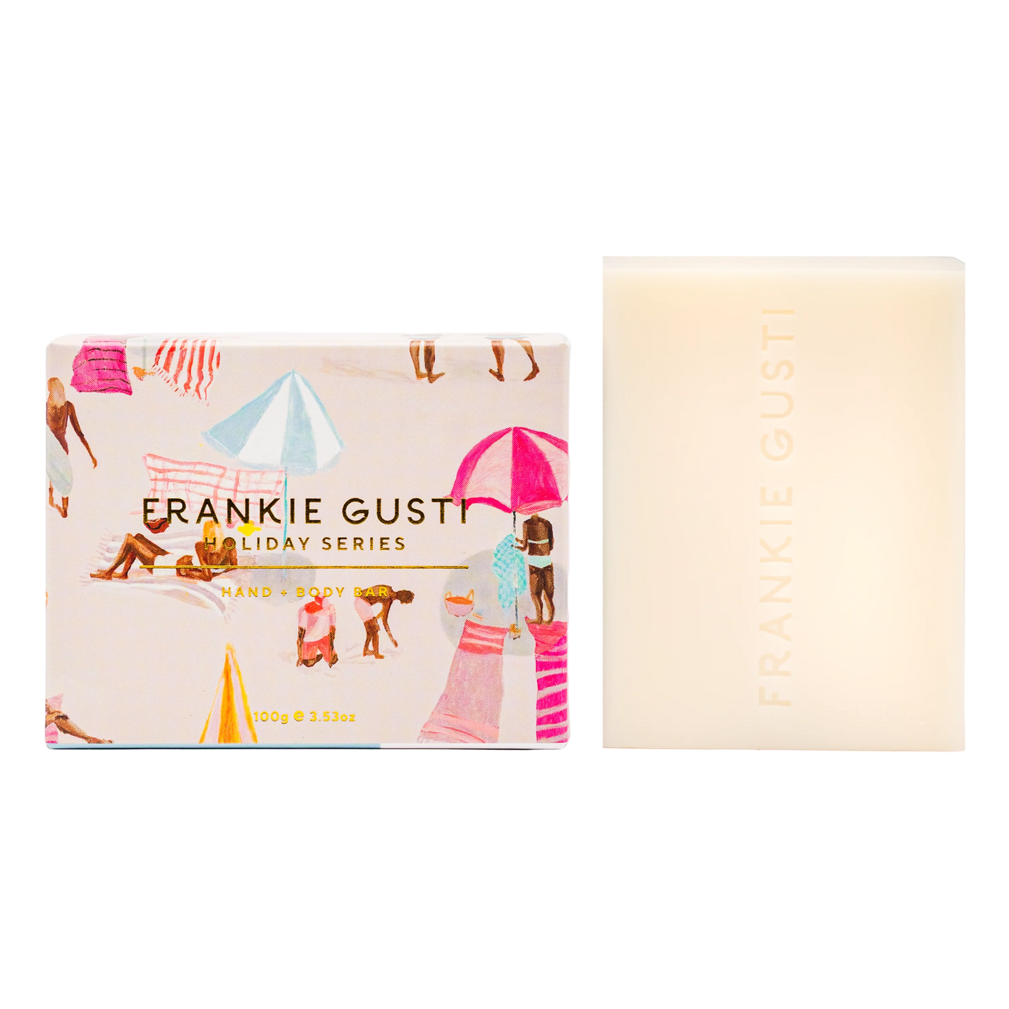 Frankie Gusti Holiday Series Coconut Surf Hand + Body Bar