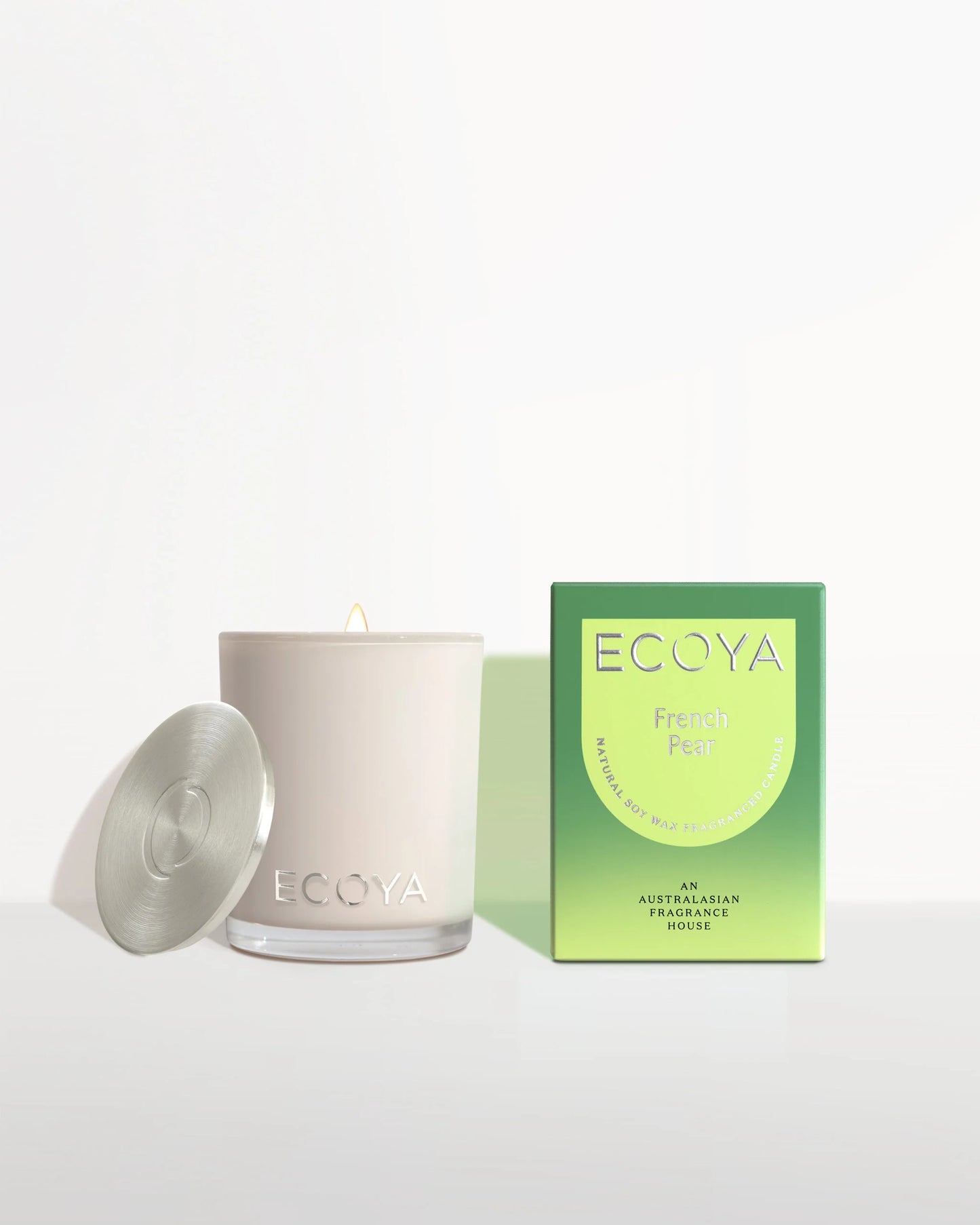 Ecoya French Pear Mini Madison Jar Candle