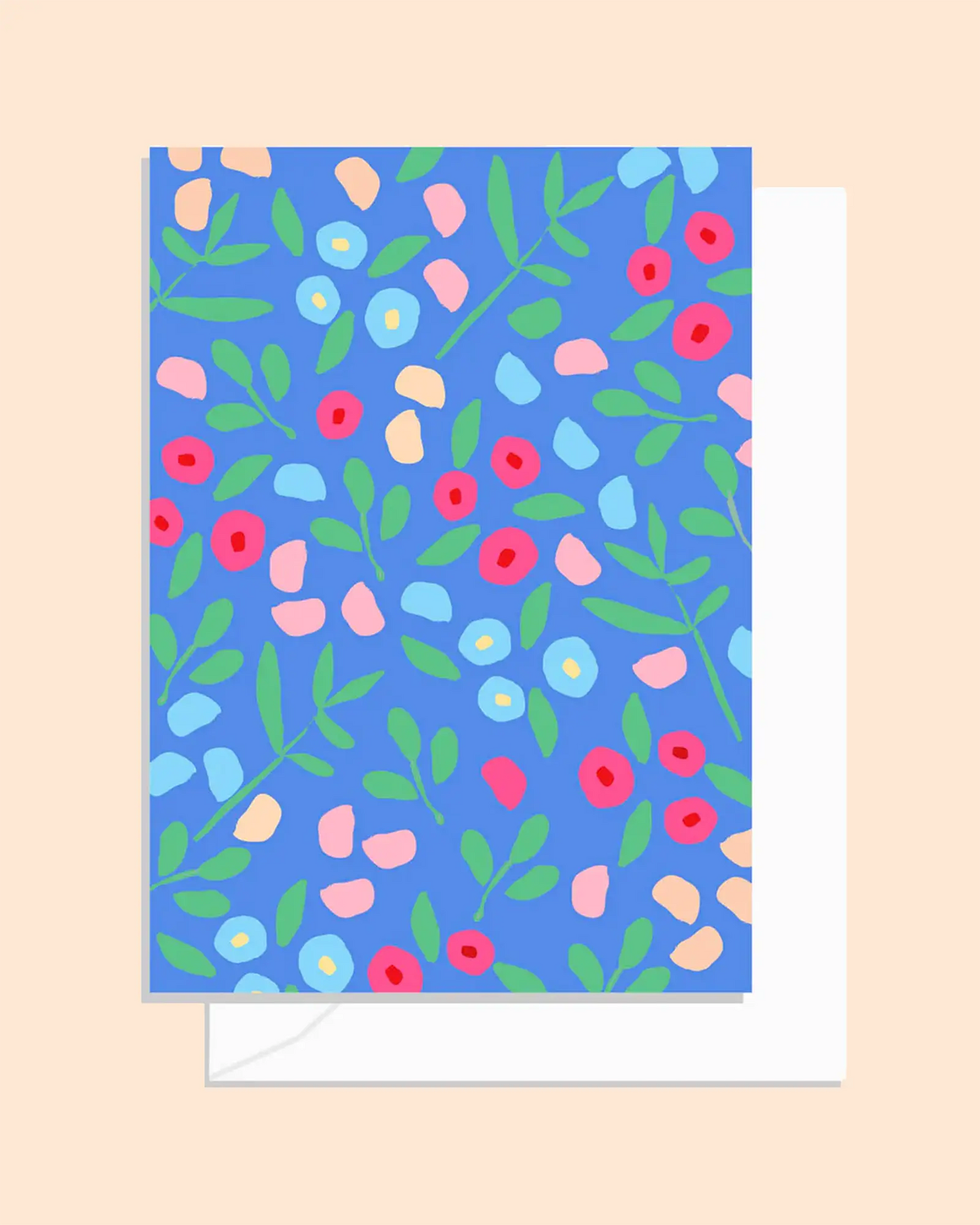 Garden Cobalt Card