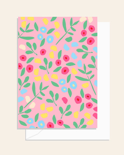Garden Pink Card