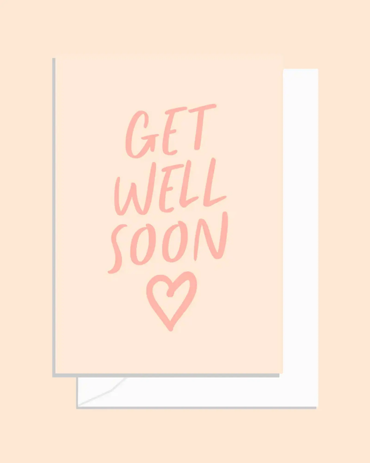Get Well Soon Script Card