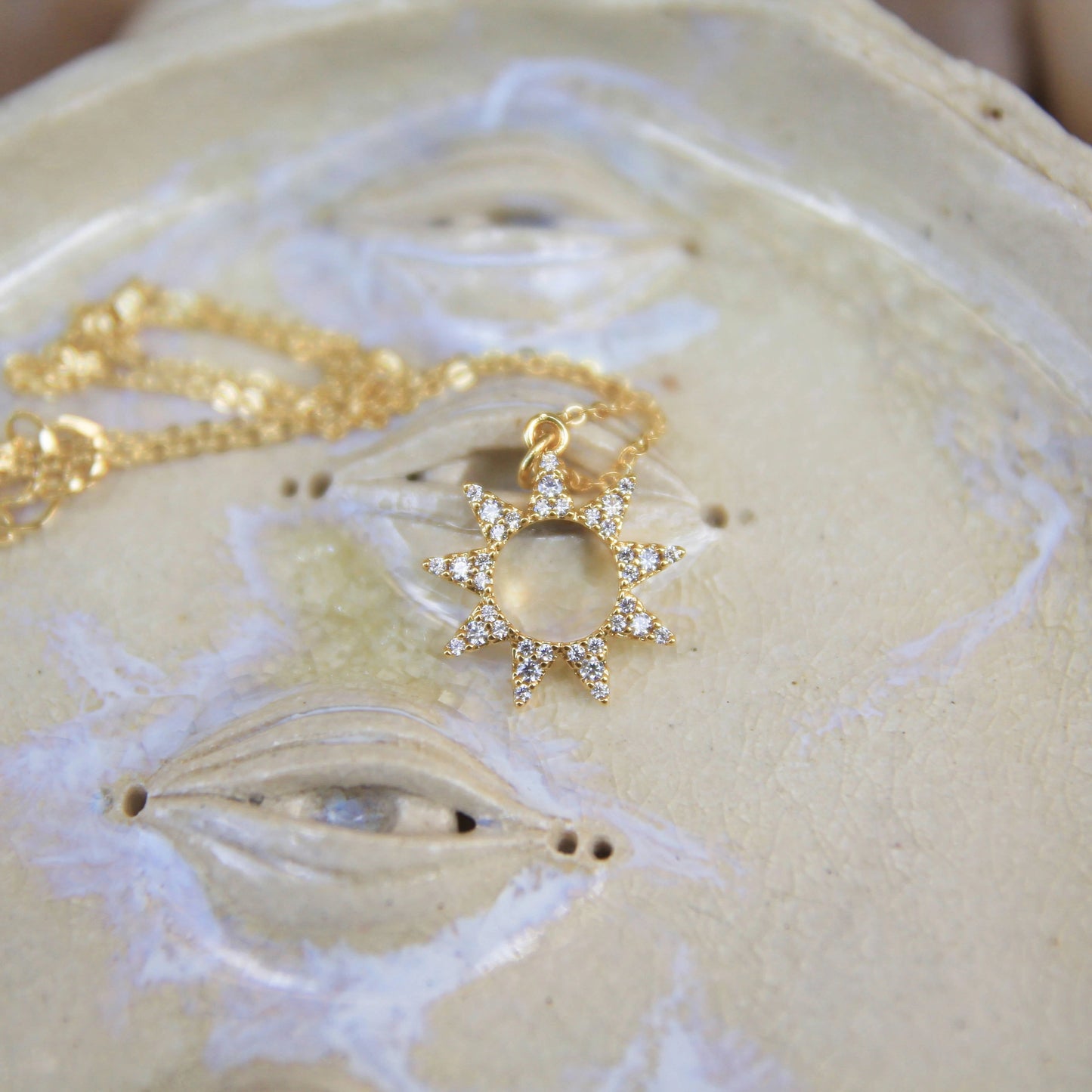 Gold Sun Necklace