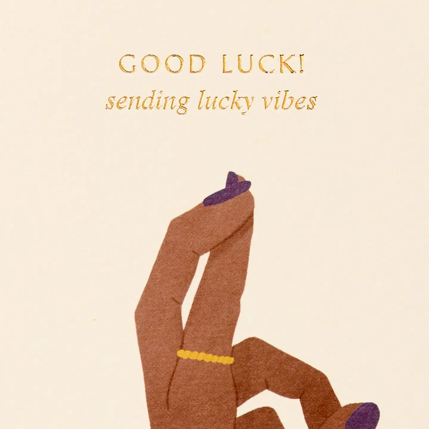 Good Luck! Sending Lucky Vibes Card