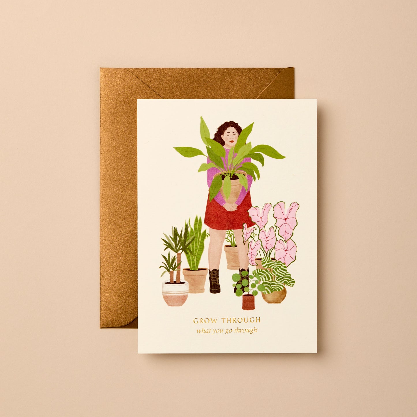 Grow Through What You Go Through Card