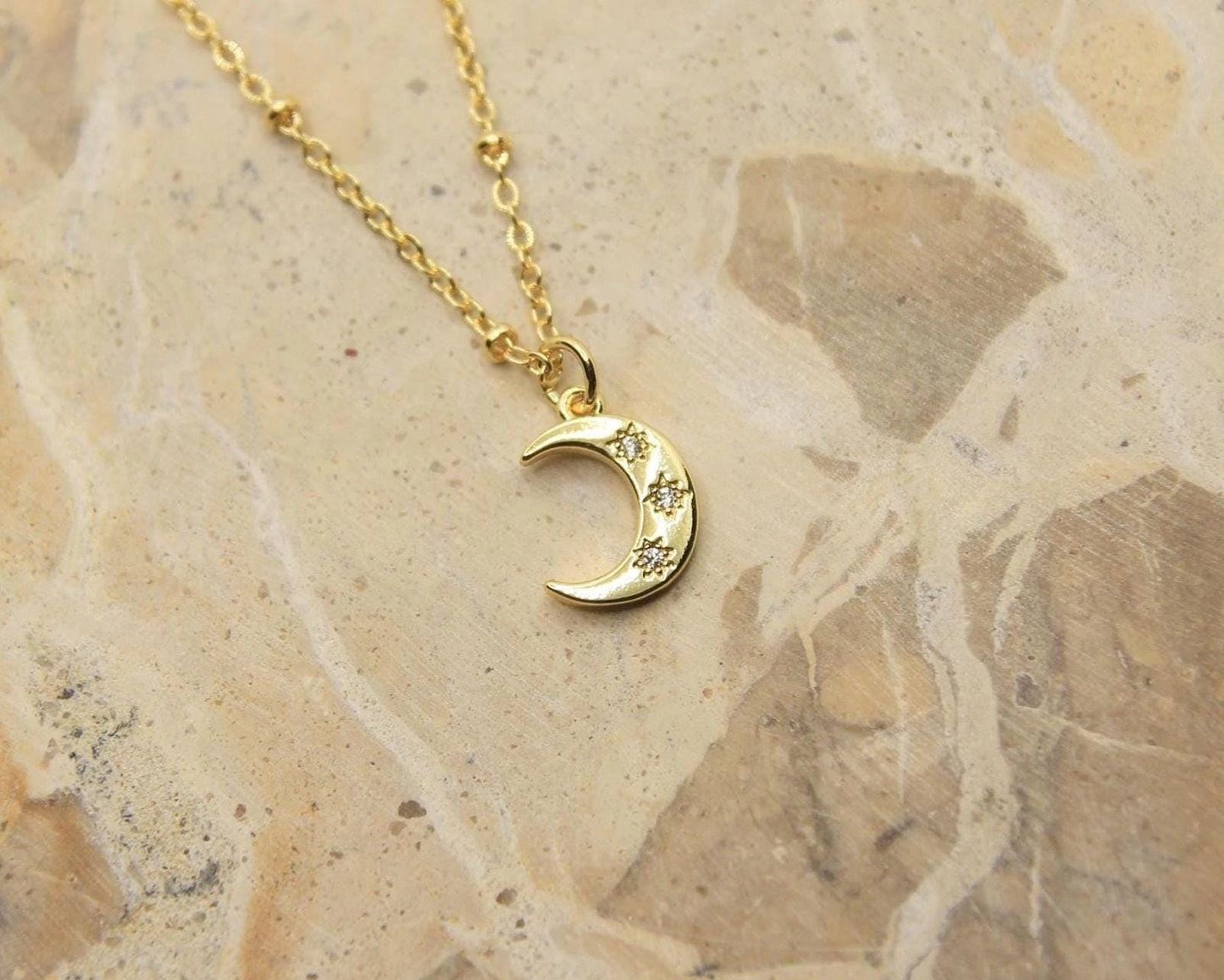 Handmade Moon Necklace