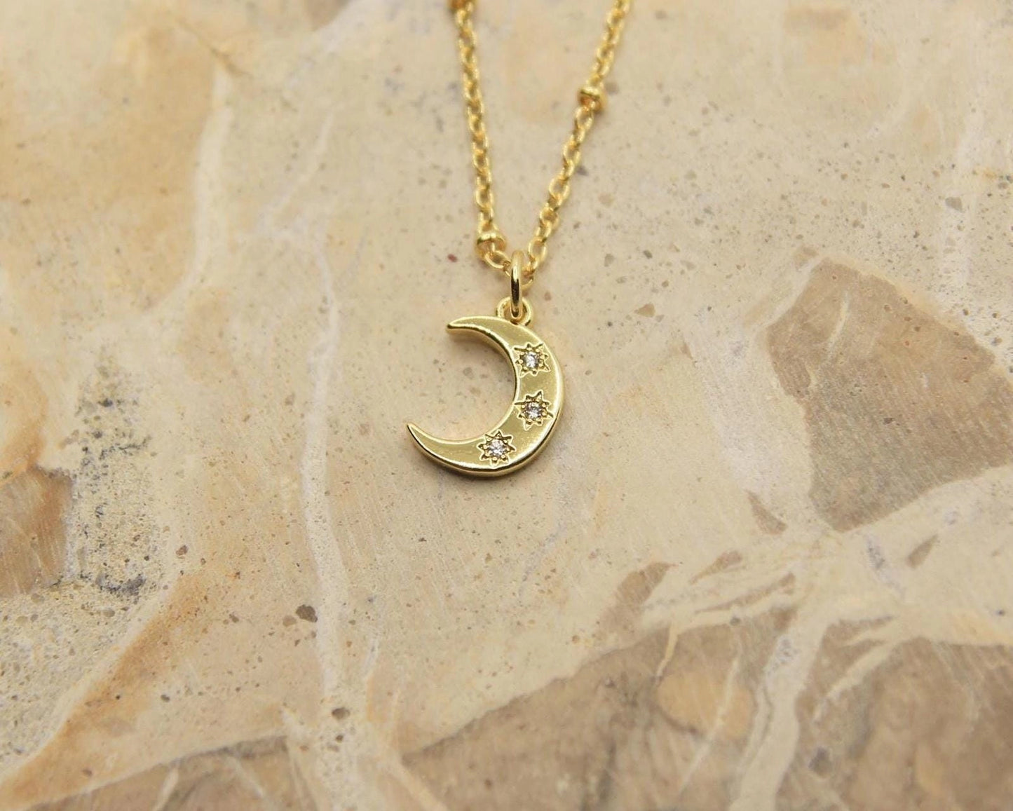 Handmade Moon Necklace