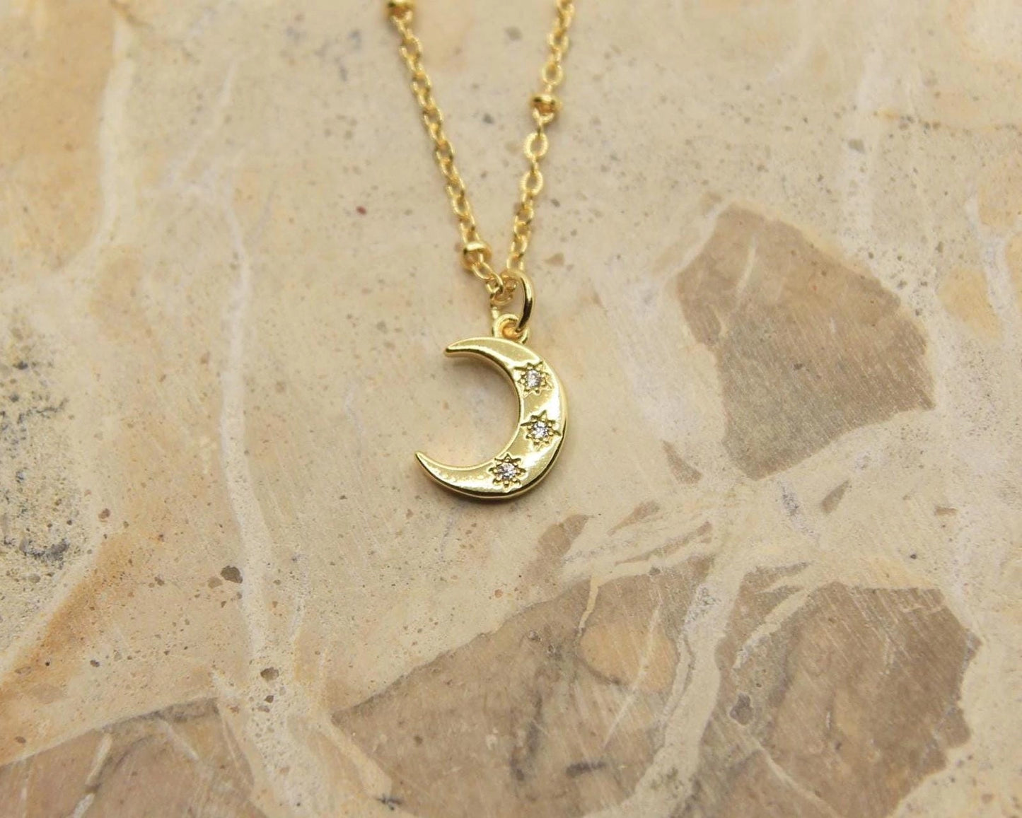 Handmade Moon Necklace