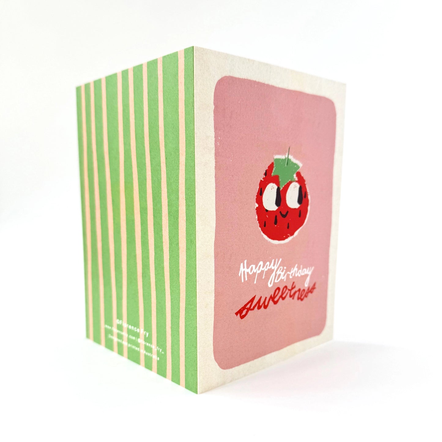 Happy Birthday Sweetness (Strawberry) Card