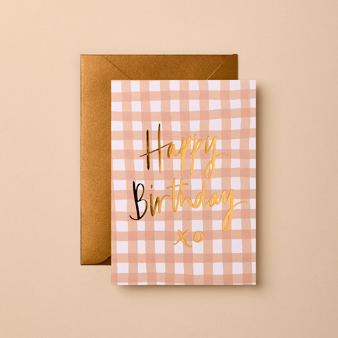 Happy Birthday XO Card