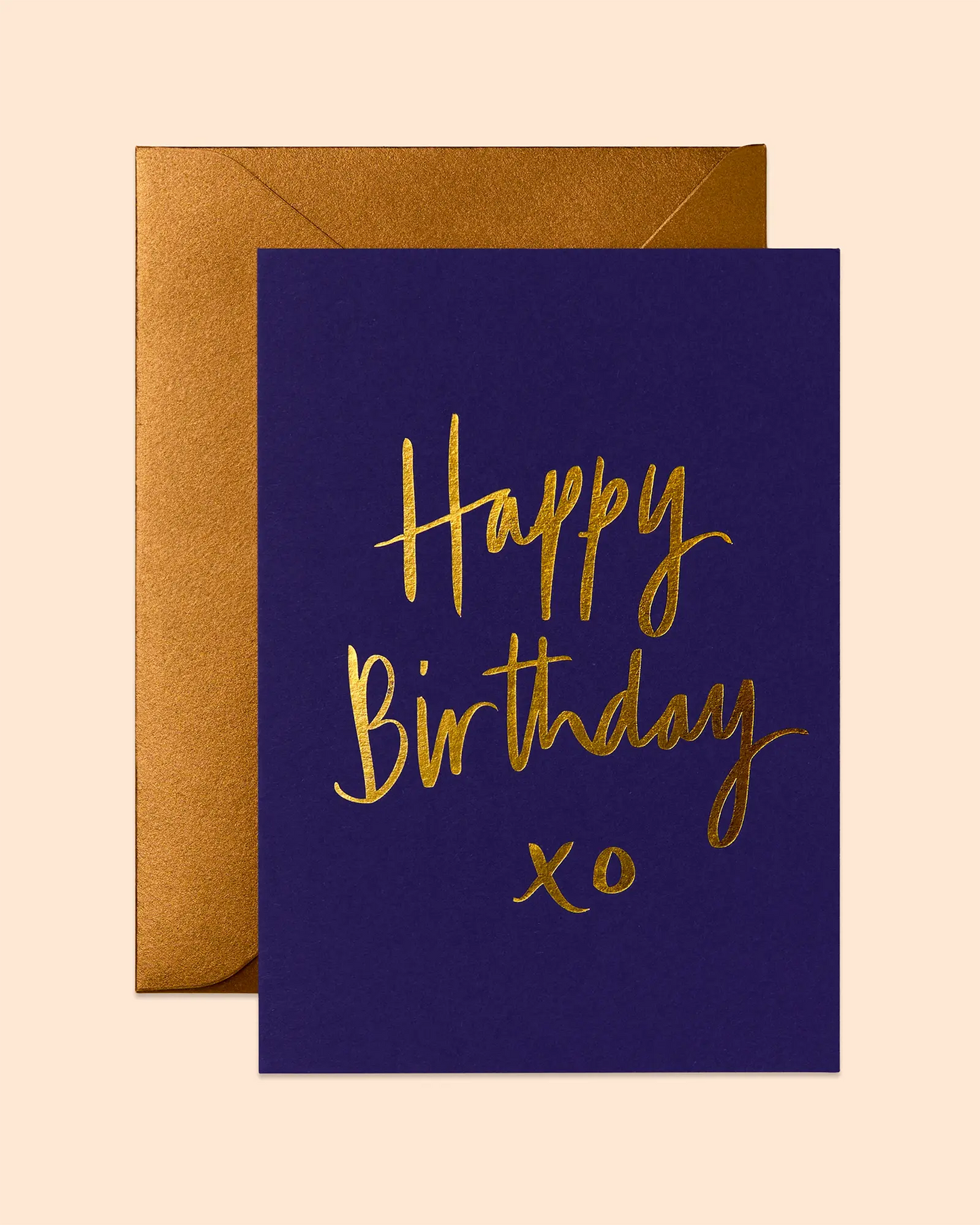 Happy Birthday XO (Wildflower Blue) Card