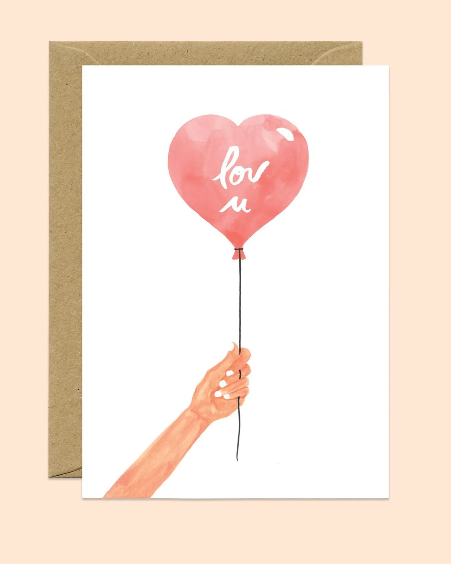 Heart Balloon Card