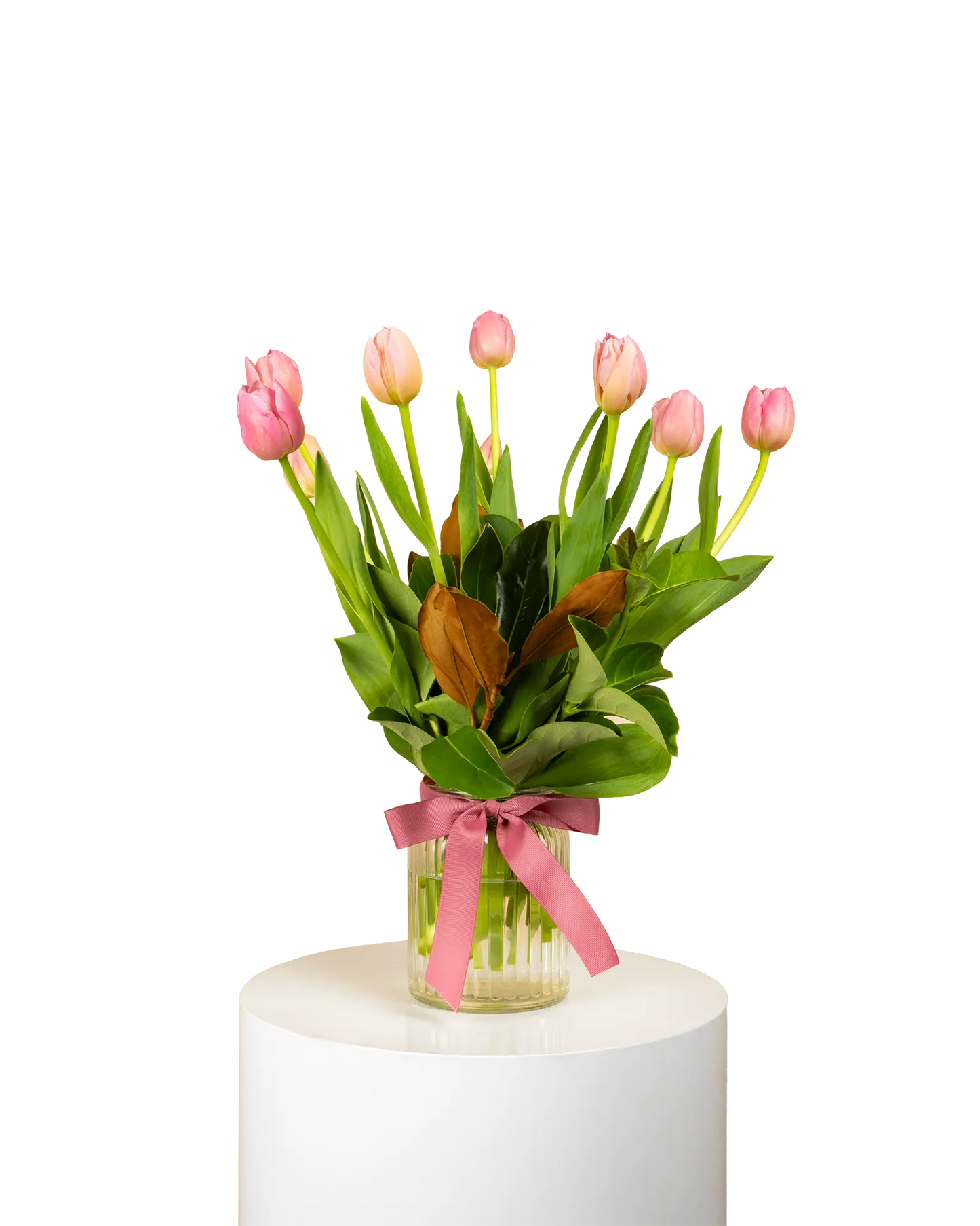 Heartfelt Tulips Bouquet in Vase