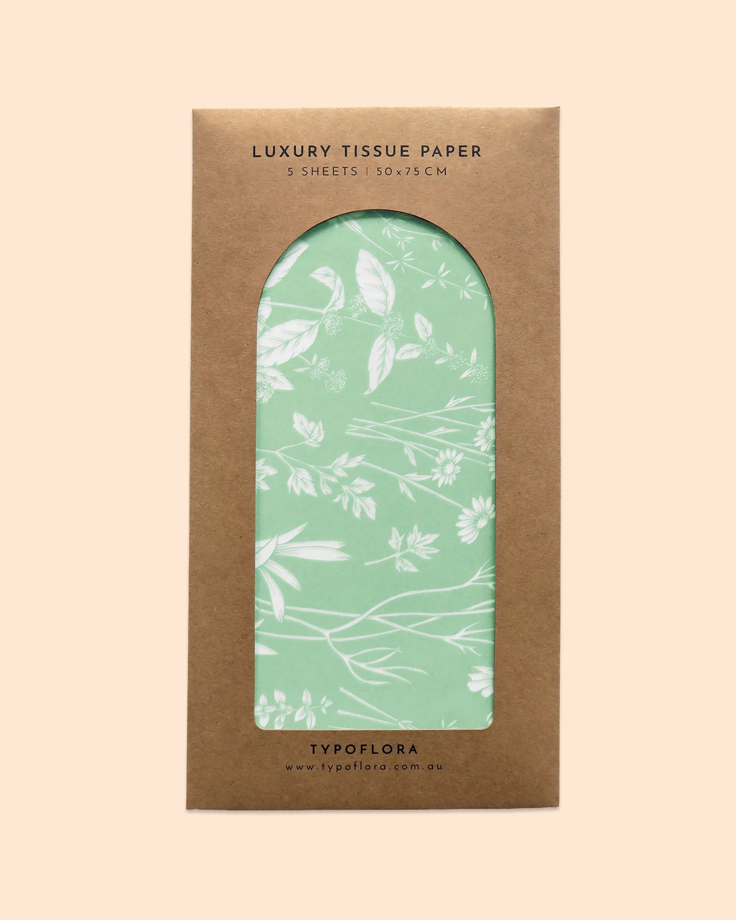 Herbs in Mint Tissue Paper