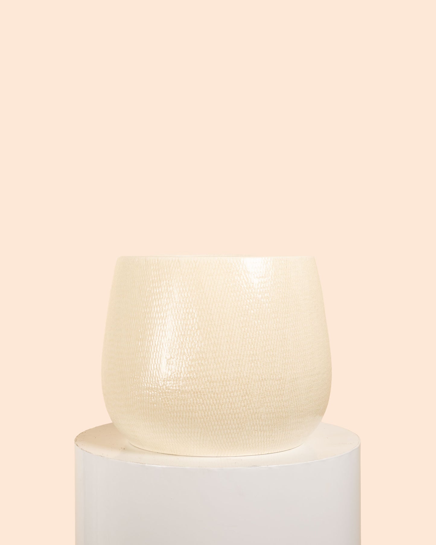 Hisako Round Pot (White)