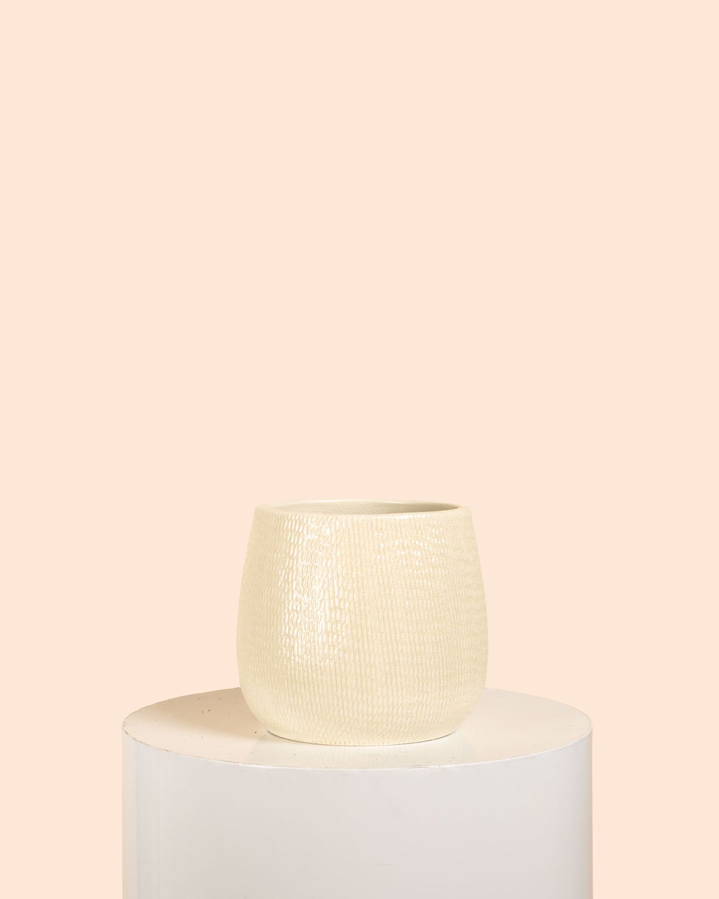 Hisako Round Pot (White)