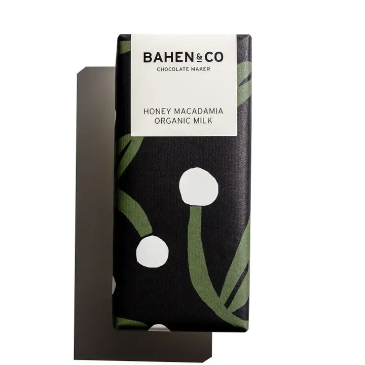 Bahen & Co Honey Macadamia Organic Milk Chocolate