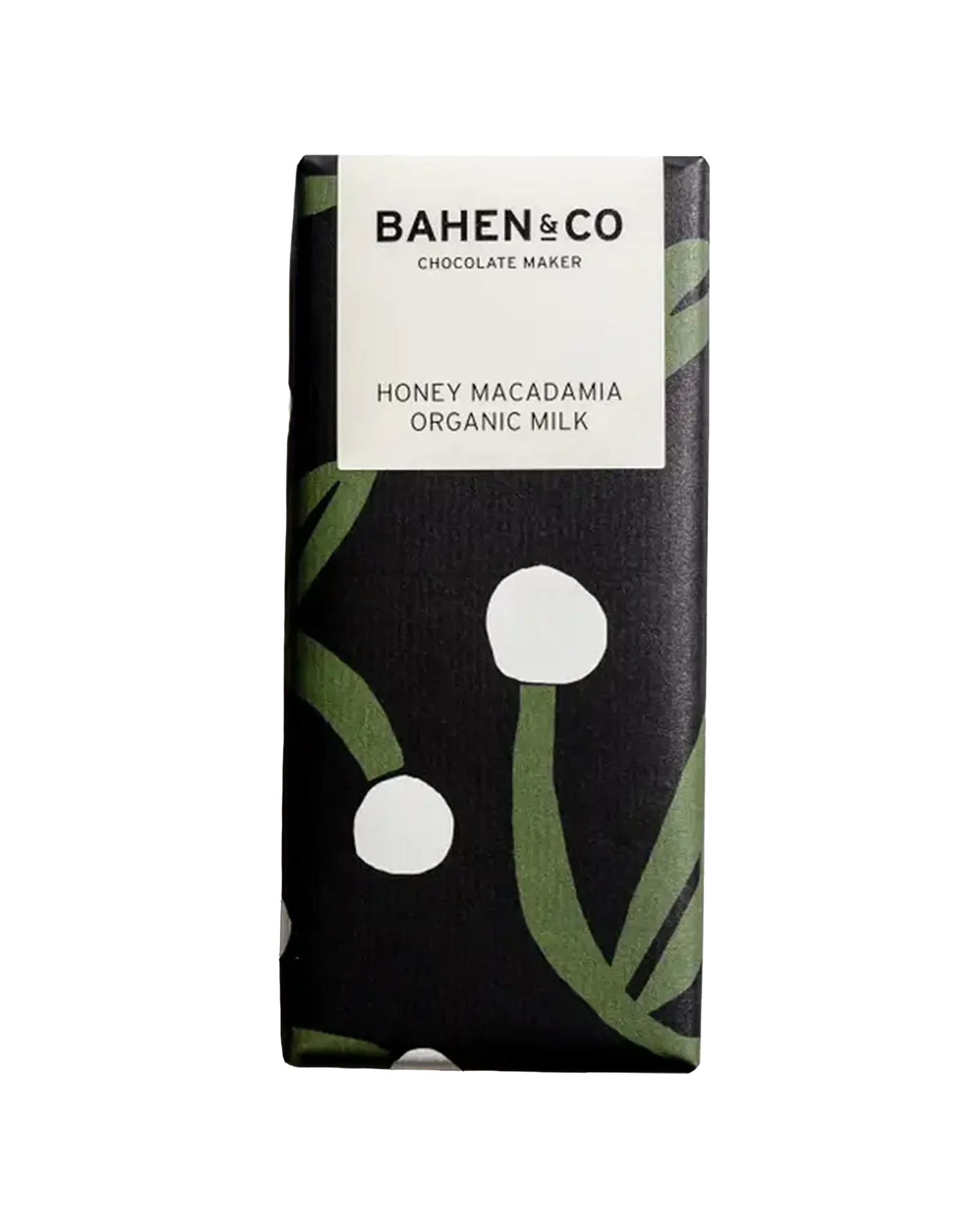 Bahen & Co Honey Macadamia Organic Milk Chocolate