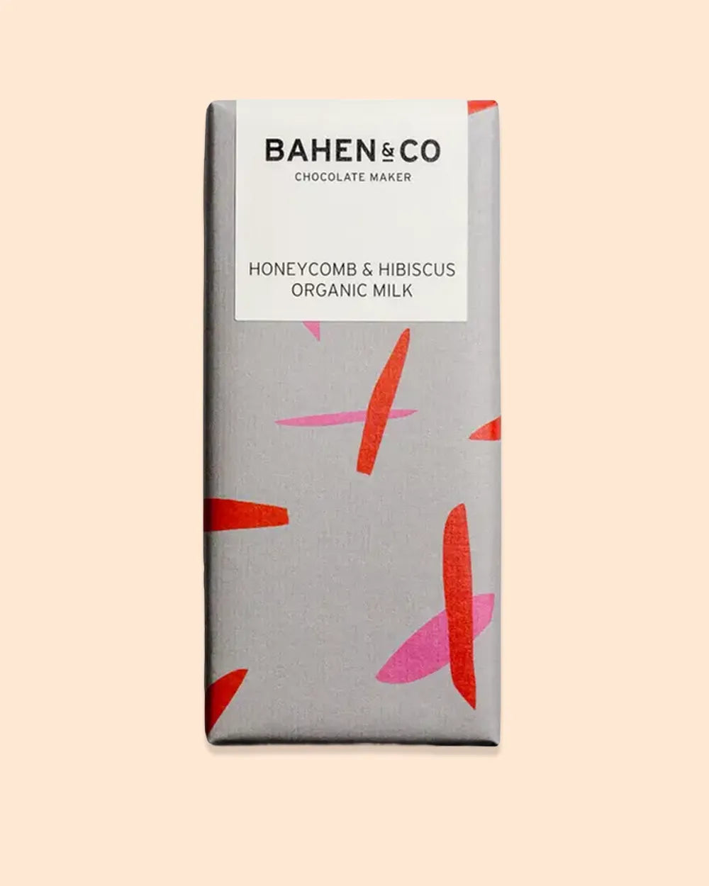 Bahen & Co Honeycomb & Hibiscus Organic Milk Chocolate