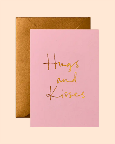 Hugs And Kisses (Peony Pink) Card
