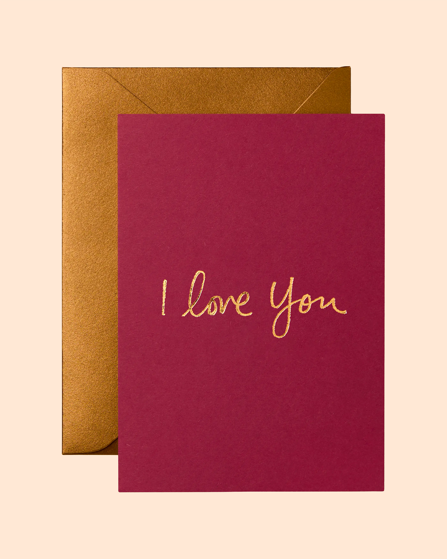 I Love You (Rouge Red) Card
