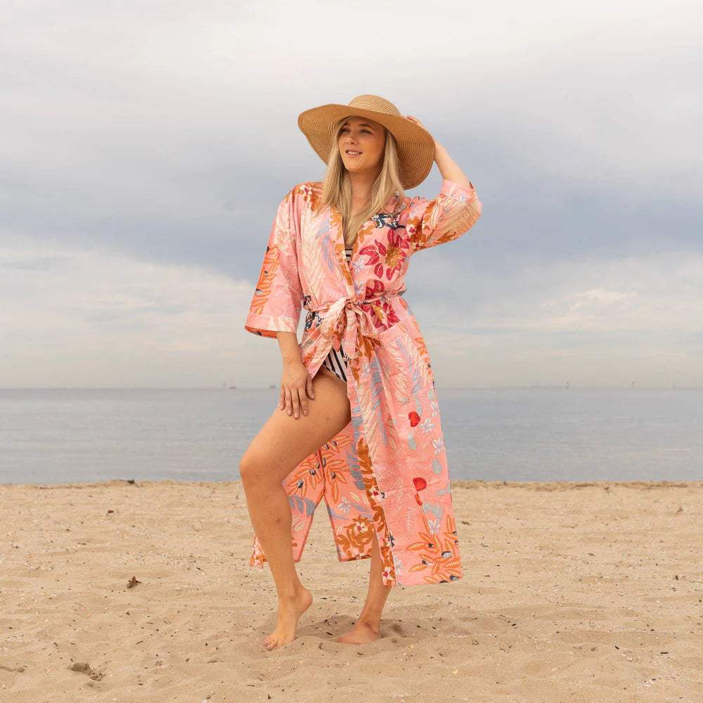 Linen Connections Boho Chic Kimono