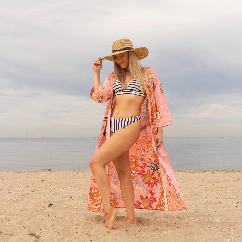 Linen Connections Boho Chic Kimono