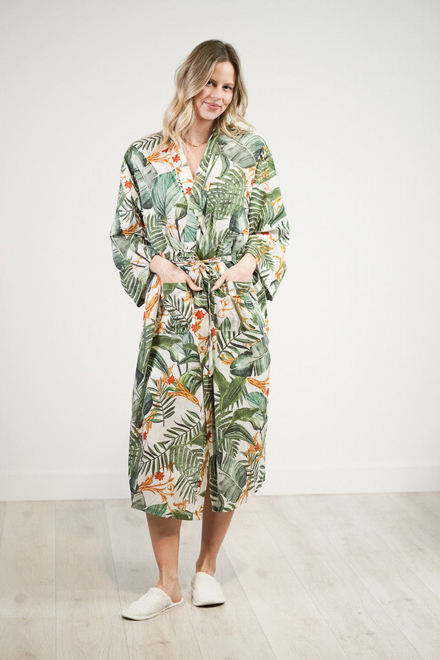 Linens Unlimited Safari Kimono