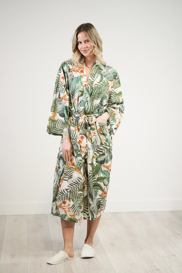 Linens Unlimited Safari Kimono