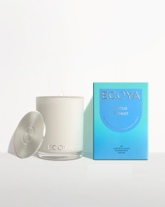 Ecoya Lotus Flower Madison Jar Candle