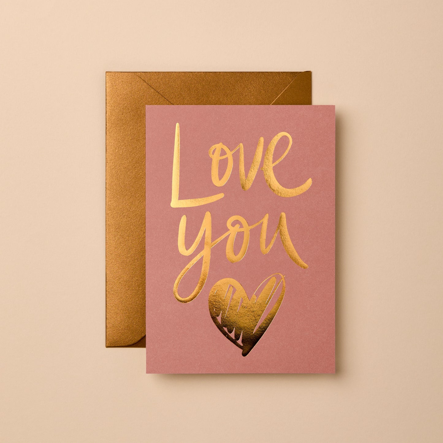 Love You (Terra Rose) Card