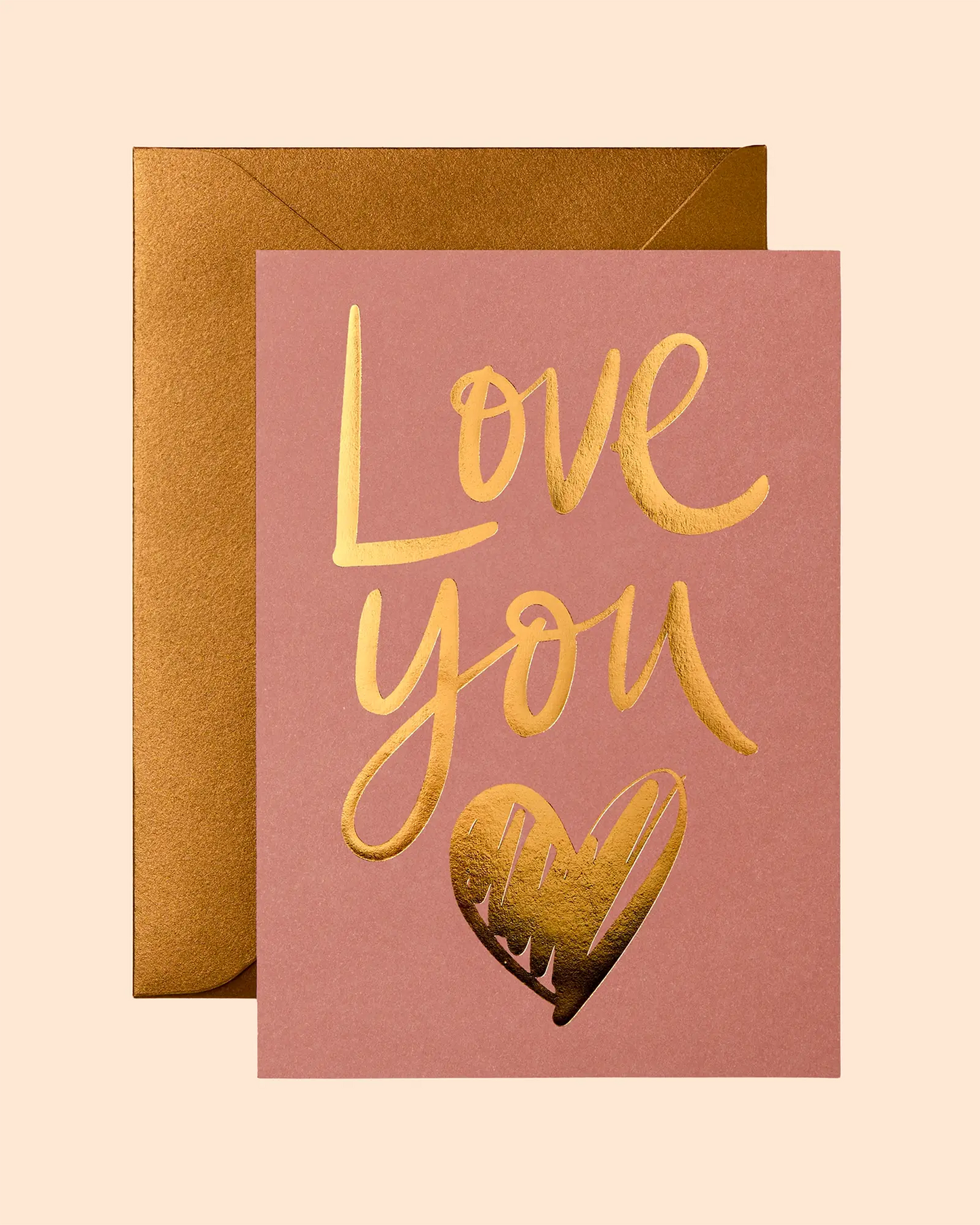 Love You (Terra Rose) Card