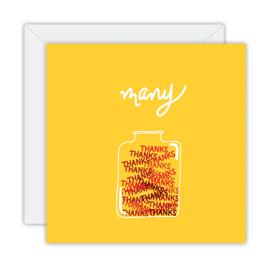 Many Thanks Card