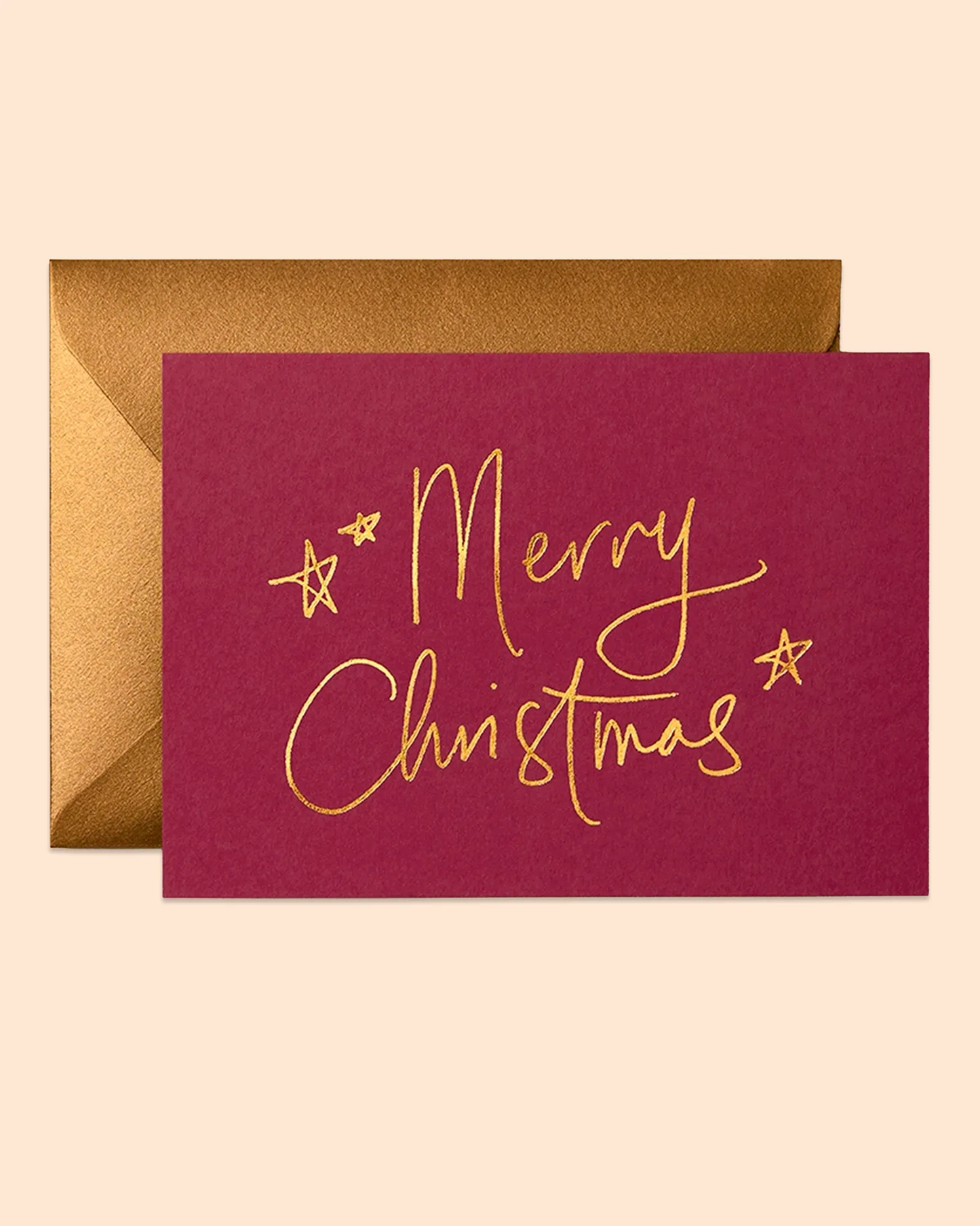 Merry Christmas (Rouge Red) Card