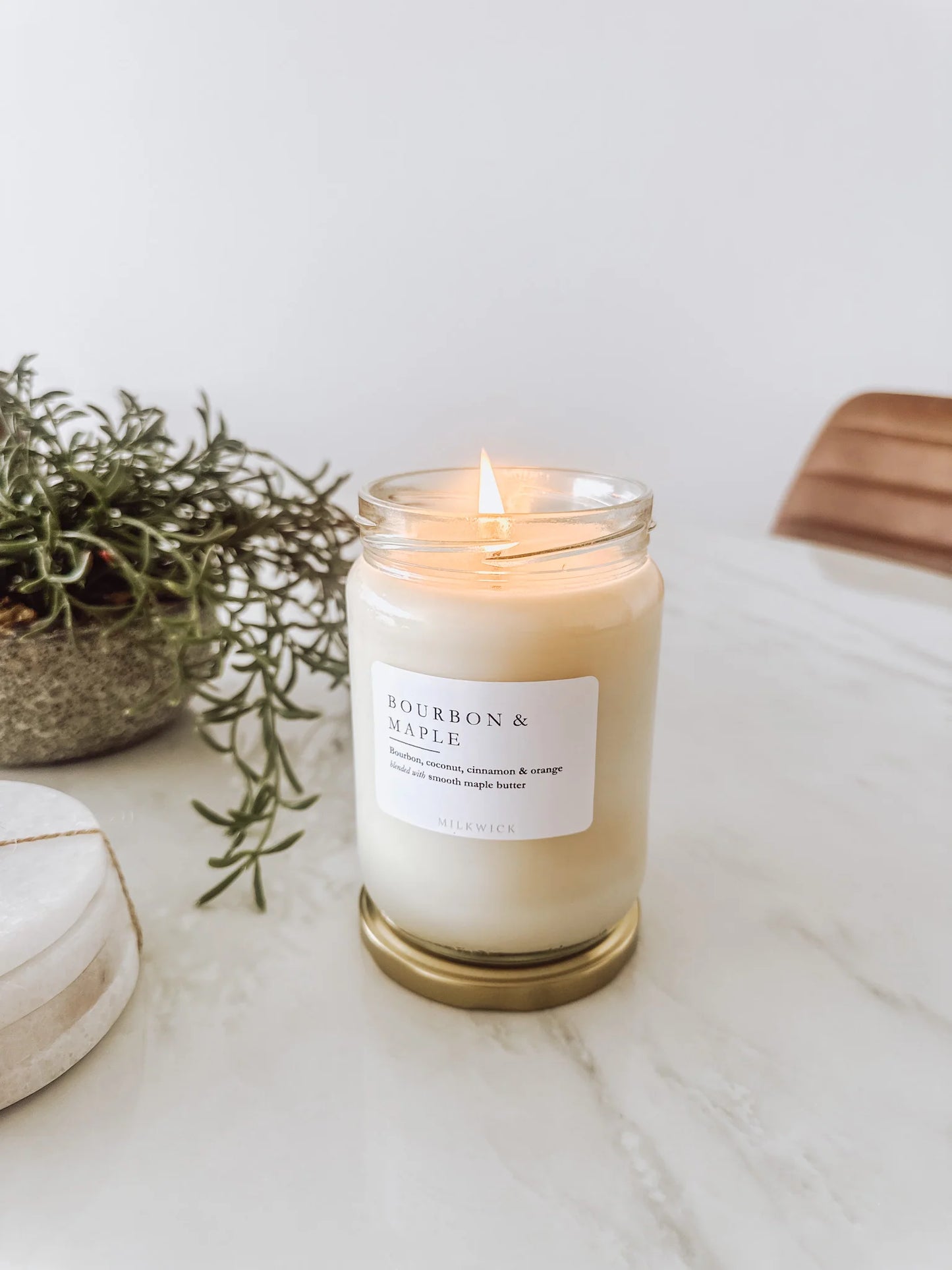 Milkwick Bourbon & Maple Candle