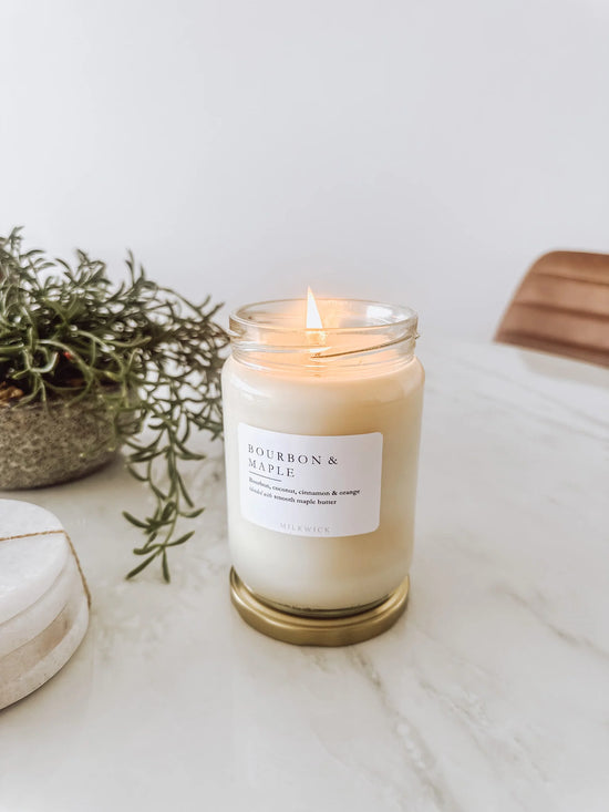 Milkwick Bourbon & Maple Candle