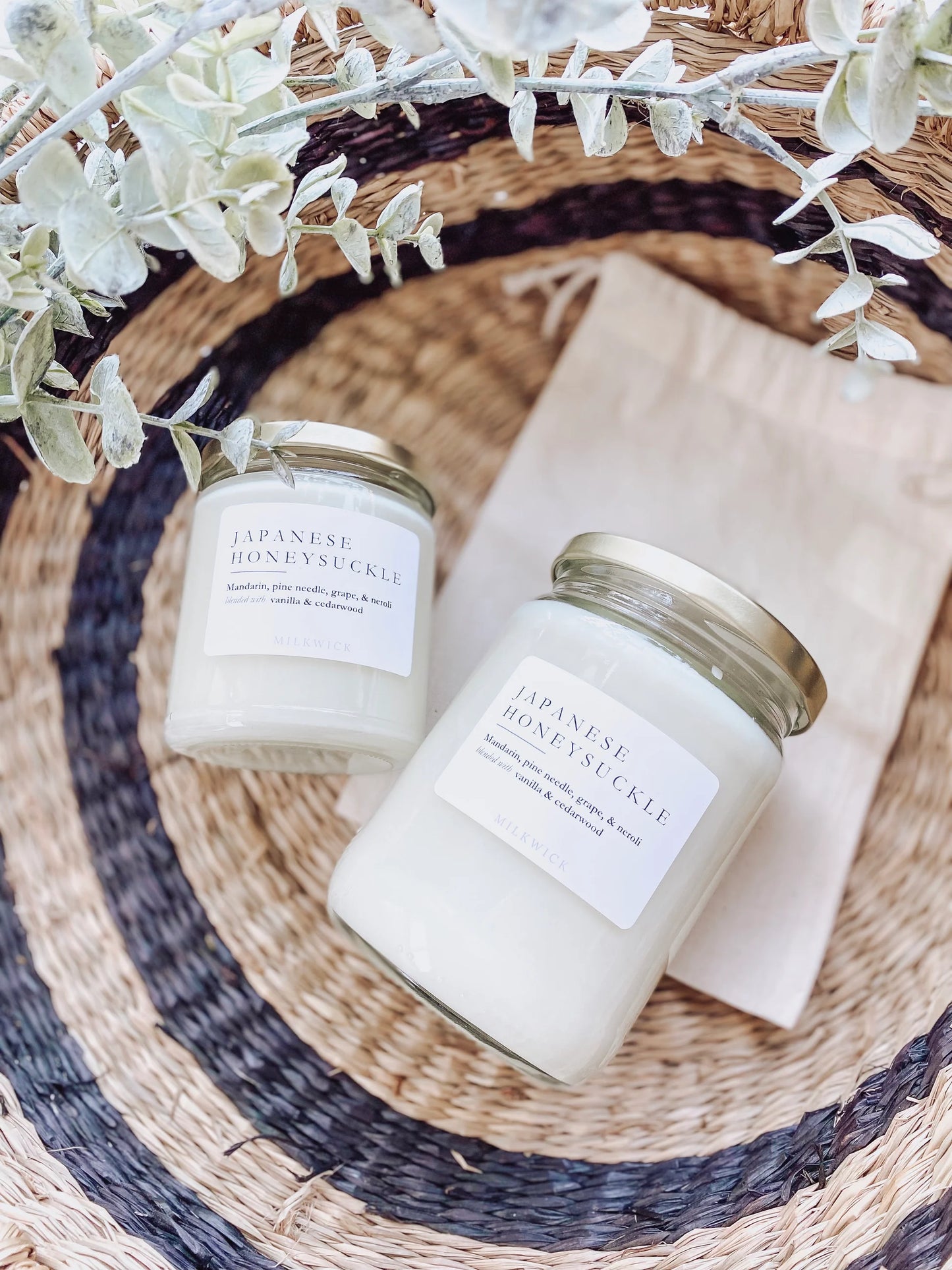Milkwick Japanese Honeysuckle Candle